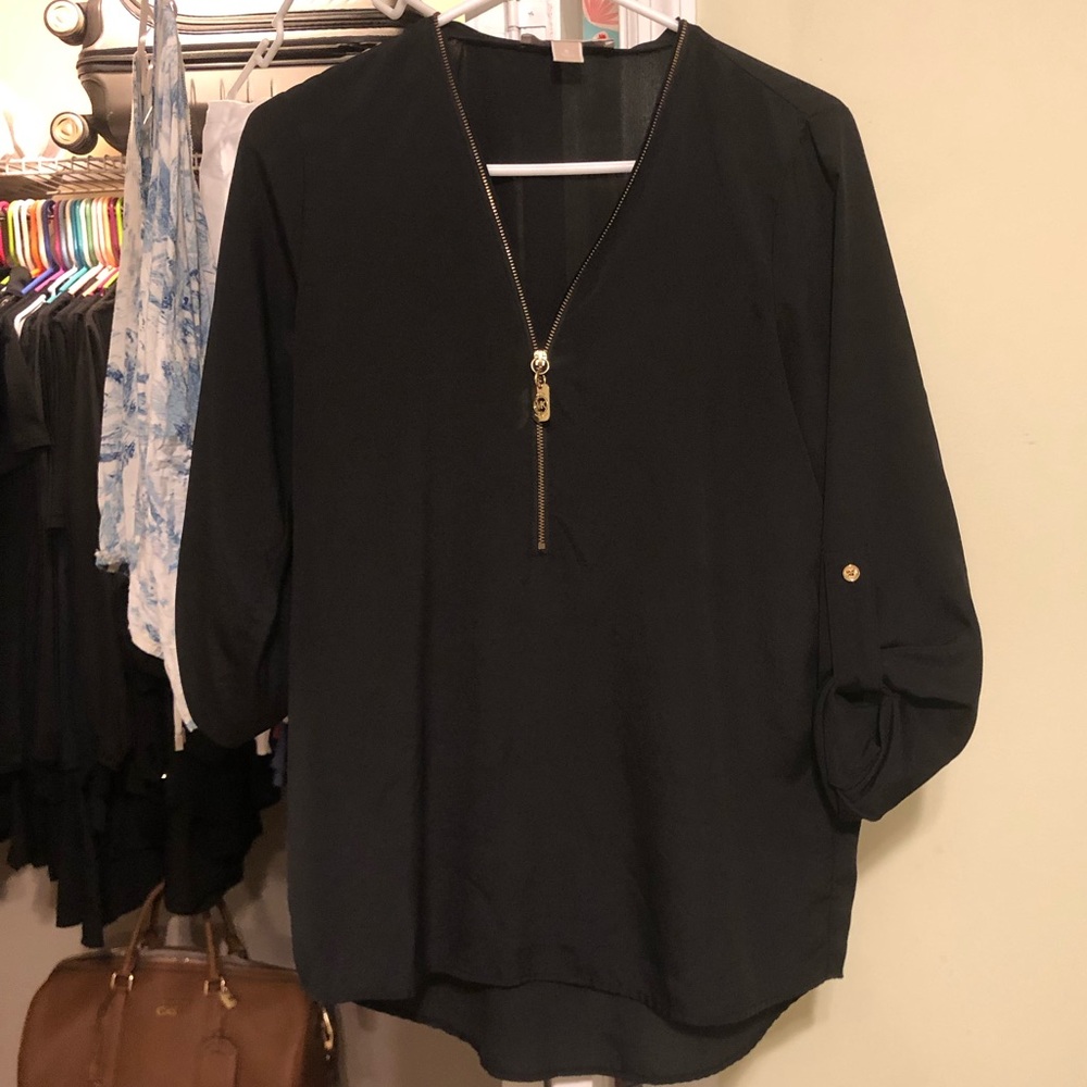 Michael Kors Black Top - S